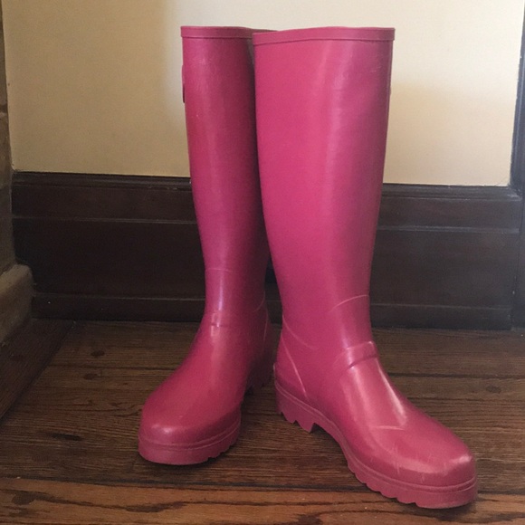 Polo Sport Pink Rainboots, Sz 6 - Picture 2 of 8